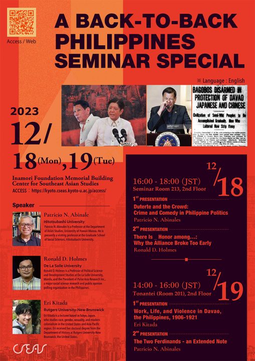 A Back-to-Back Philippines Seminar Special